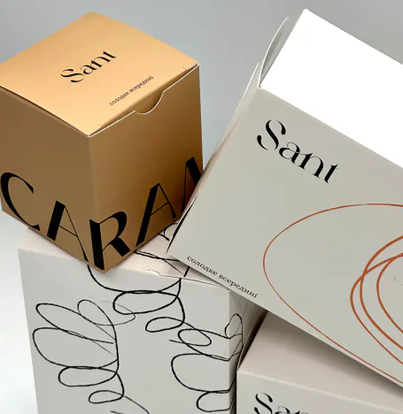 Printed cardboard packaging — Sabona project