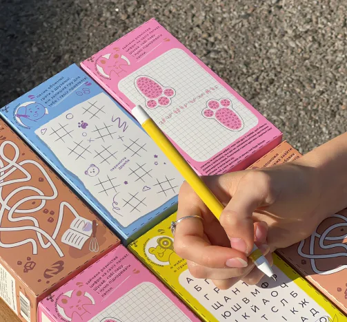 Printed cardboard packaging — Sabona project