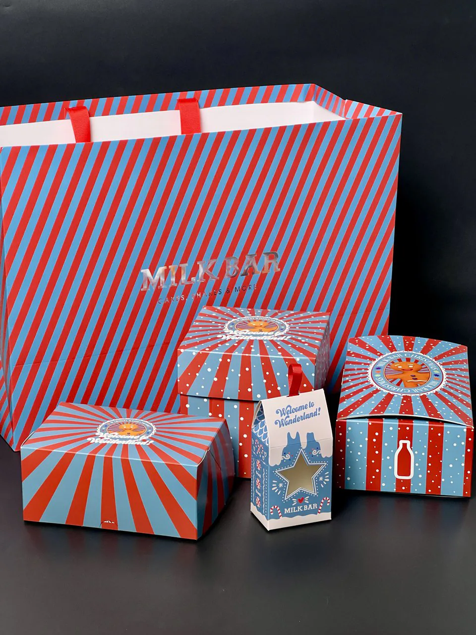 Opakowania z nadrukiem — Milk Bar — Sabona