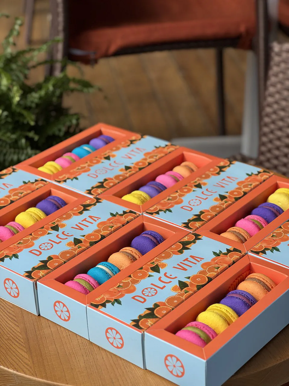 Drawer & lid-bottom boxes with custom print — Sabona project for Dolce Vita